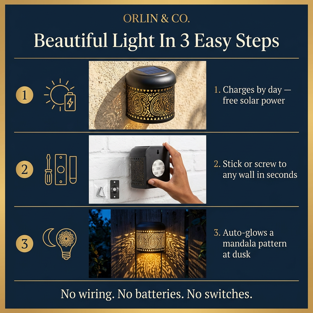 LumaMandala™ Solar Light