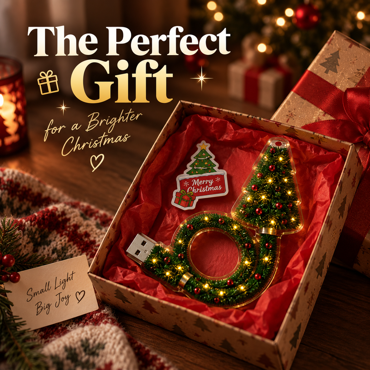 HollyGlow™ Christmas Projection Light